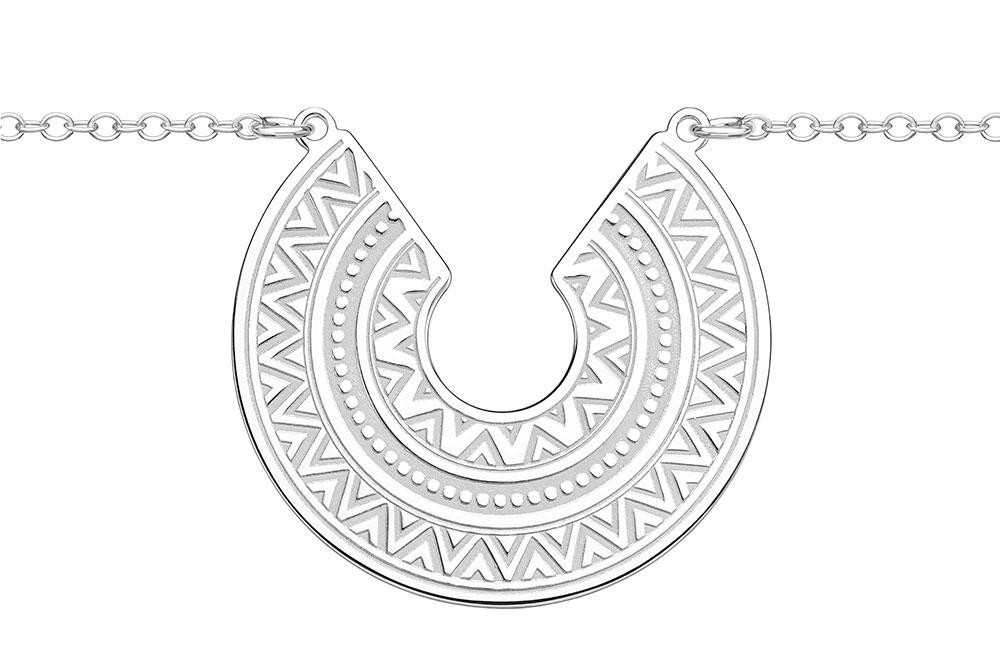 Collar Azteca Plata