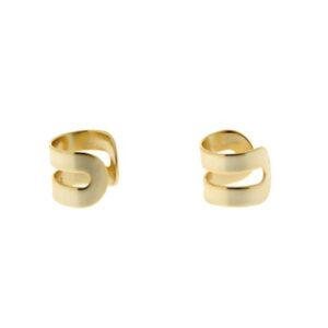 Ear Cuff Plata Baño Oro