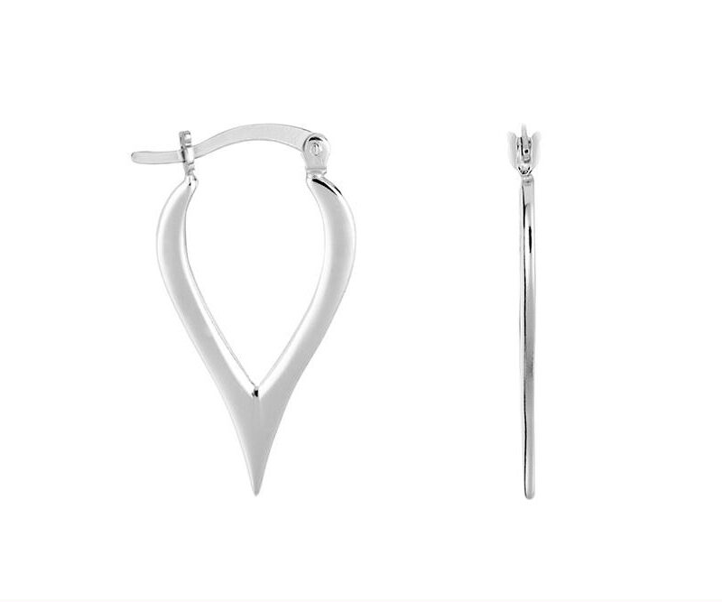 Pendientes Aro Pico Plata