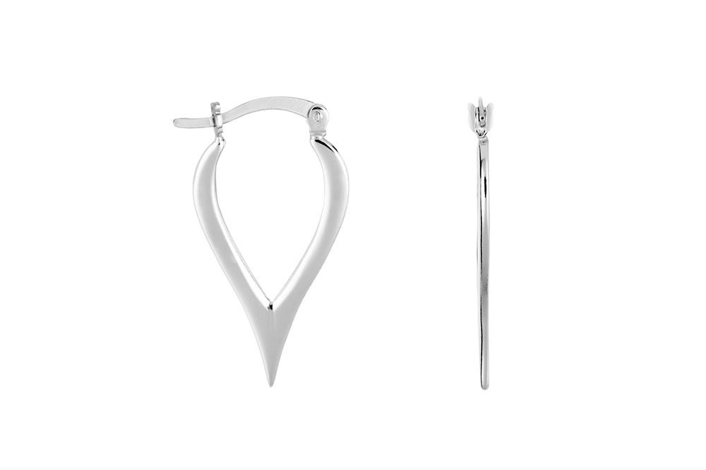 Pendientes Aro Pico Plata