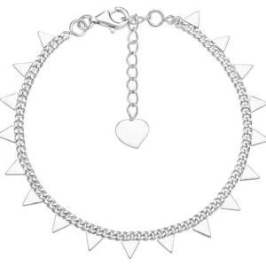 Pulsera Triángulos Plata