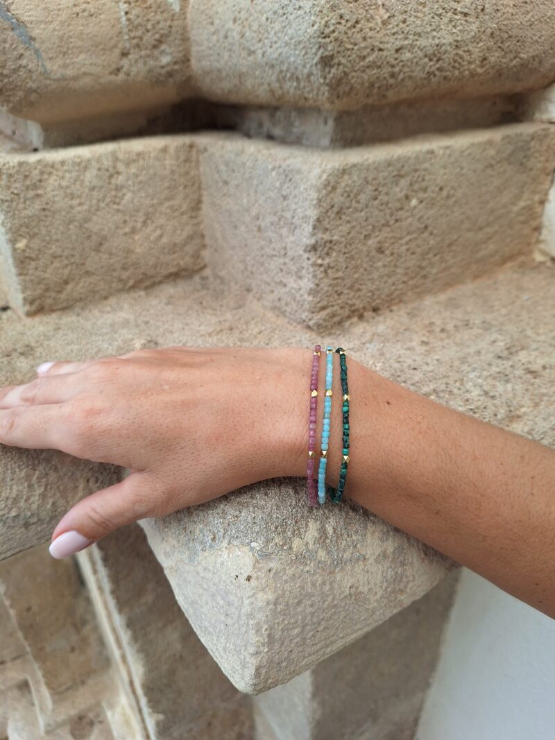 Pulseras Plata Piedra Natural