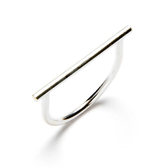 Anillo Plata Barra