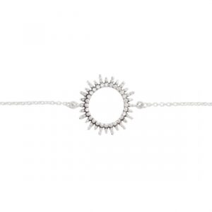 Pulsera Plata Sol
