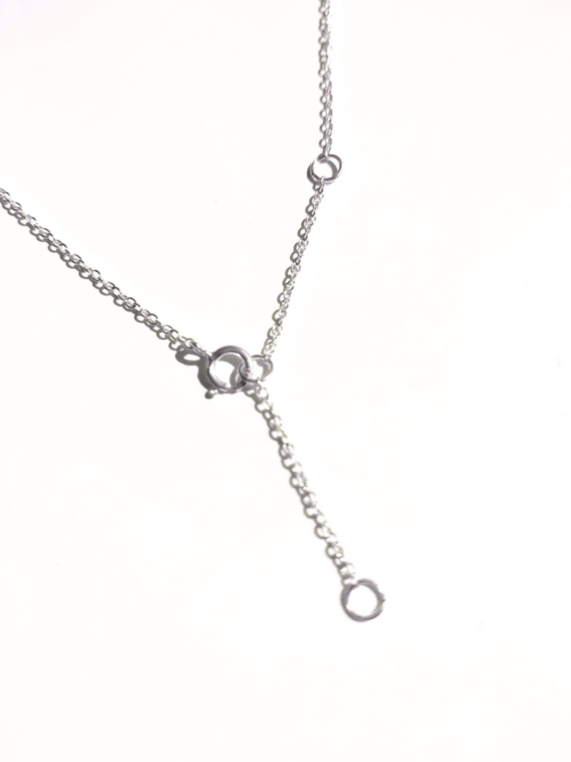 Collar Plata Barra Curva