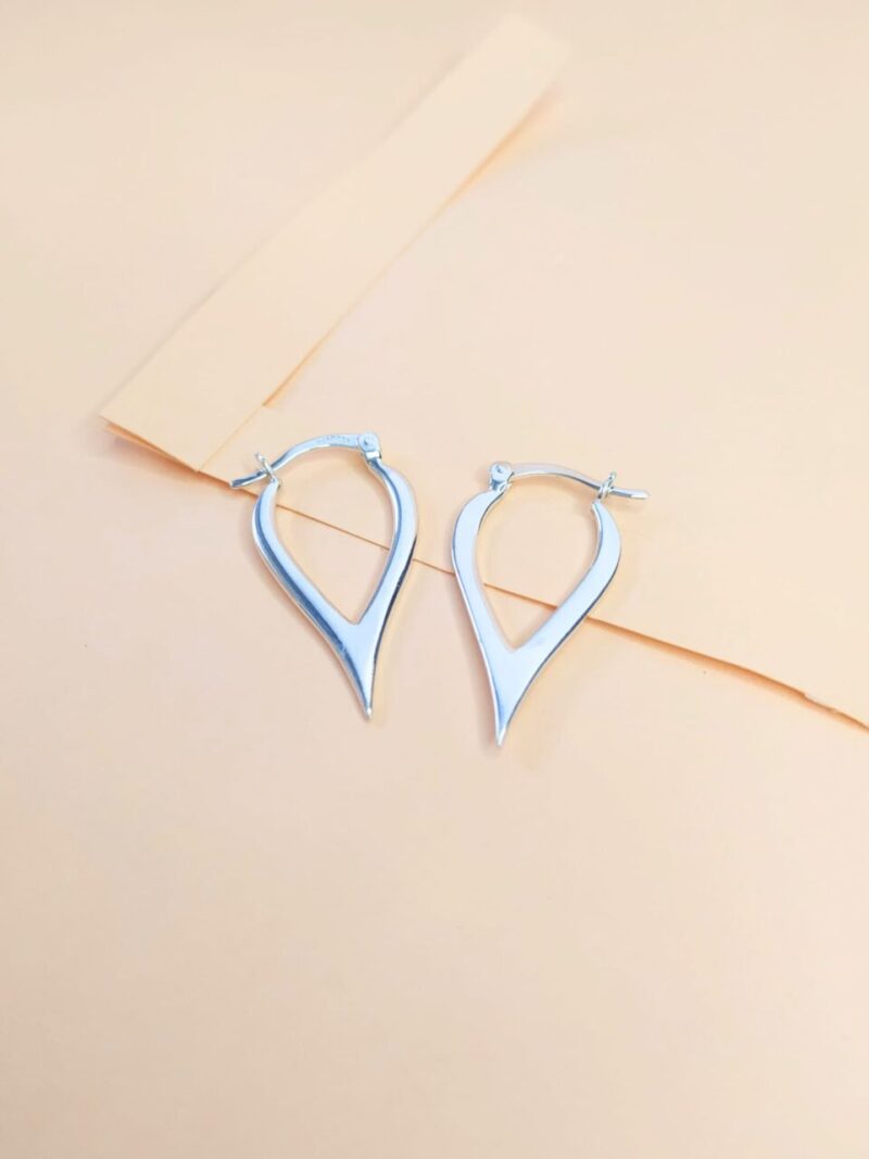 Pendientes Aro Pico Plata