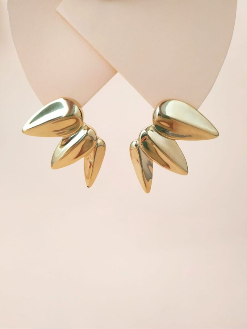 Pendientes Elissa Dorados.