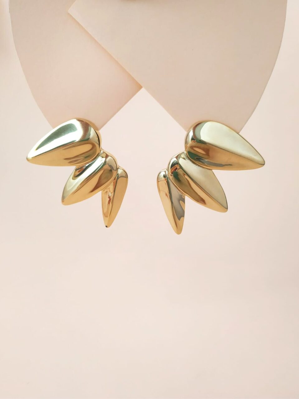 Pendientes Elissa Dorados.
