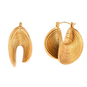 Pendientes Gardenia Dorados