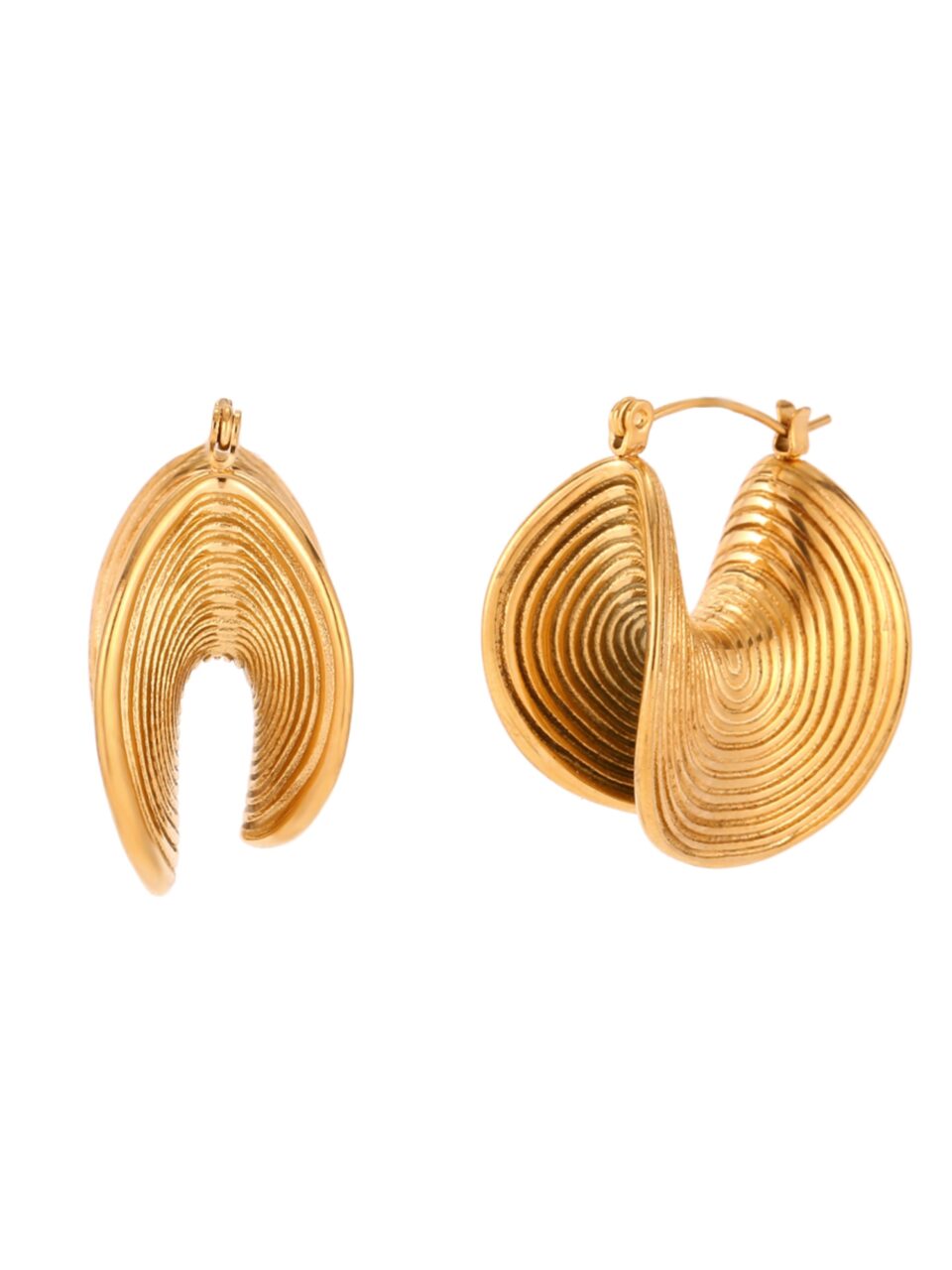 Pendientes Gardenia Dorados.
