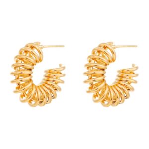 Pendientes Zinnia Dorados