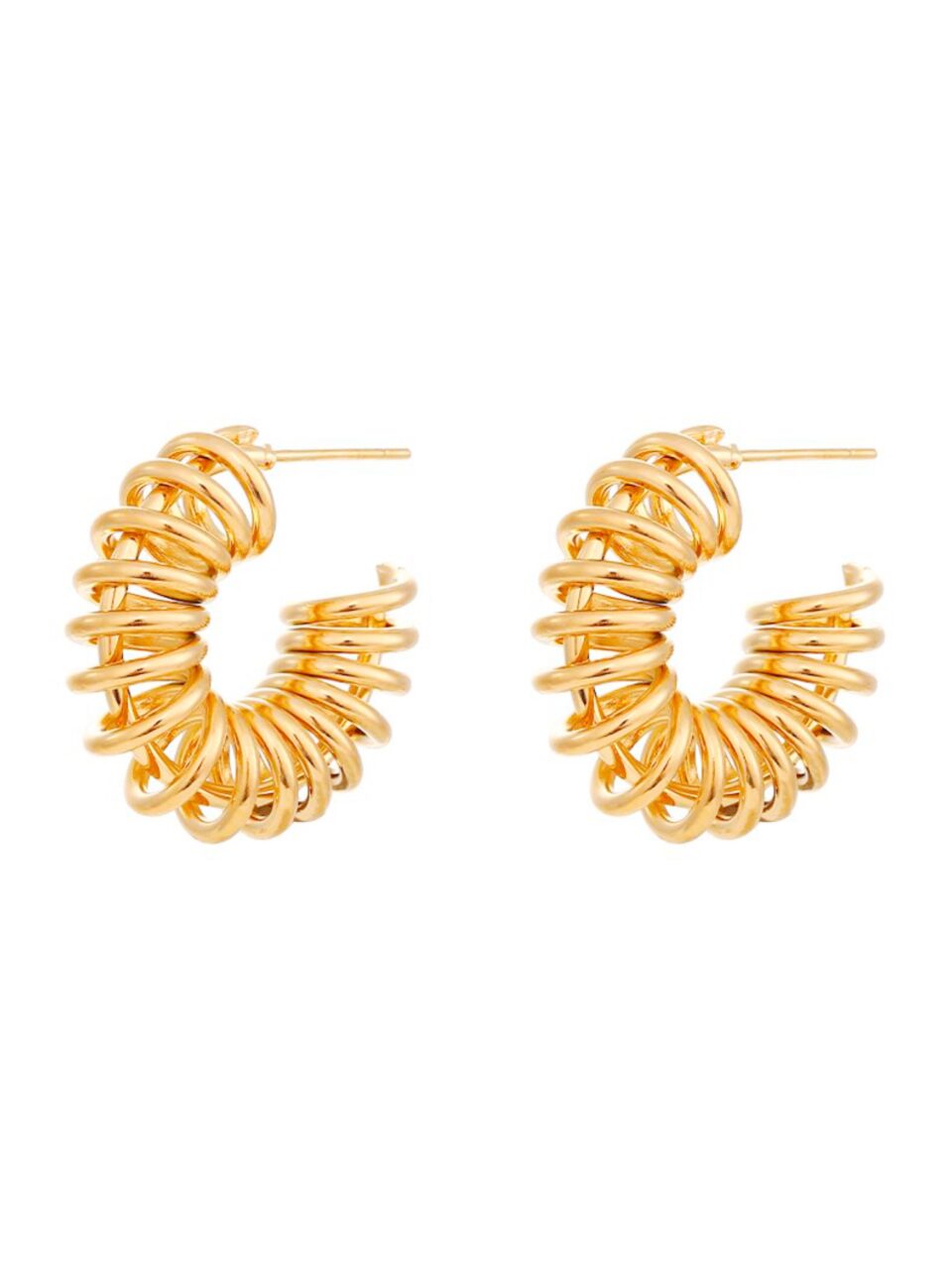 Pendientes Zinnia Dorado.