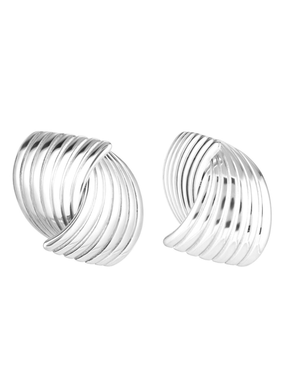 pendientes dalia plateado.