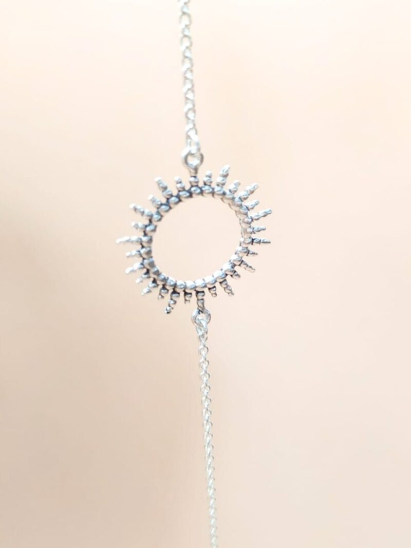 Pulsera Plata Sol