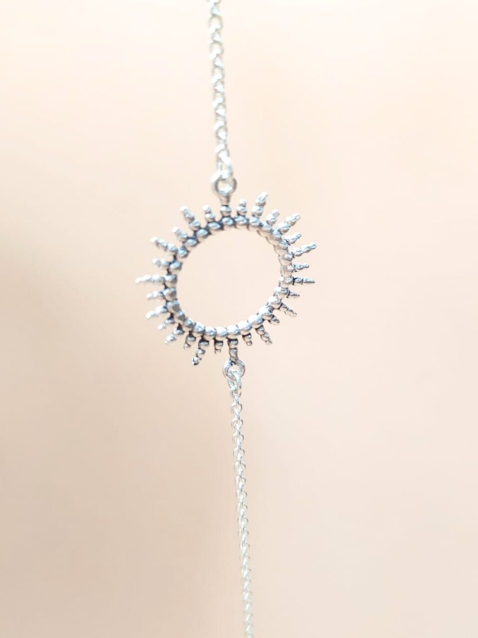 Pulsera Plata Sol