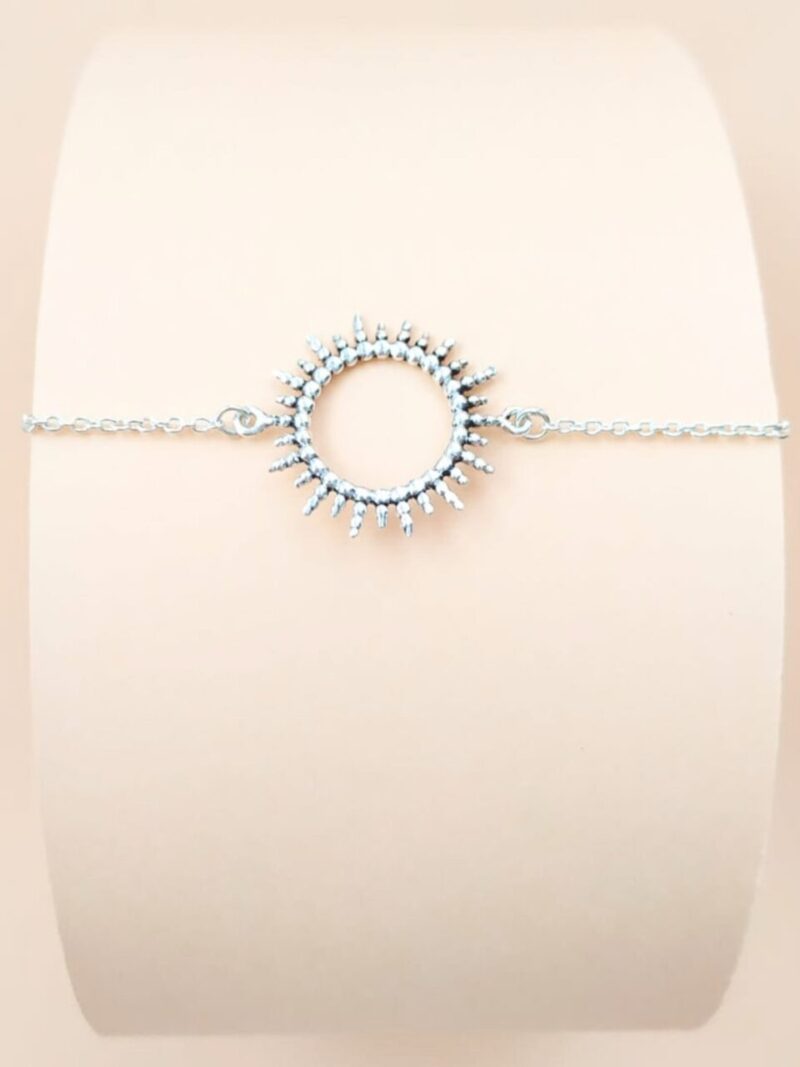 Pulsera Plata Sol