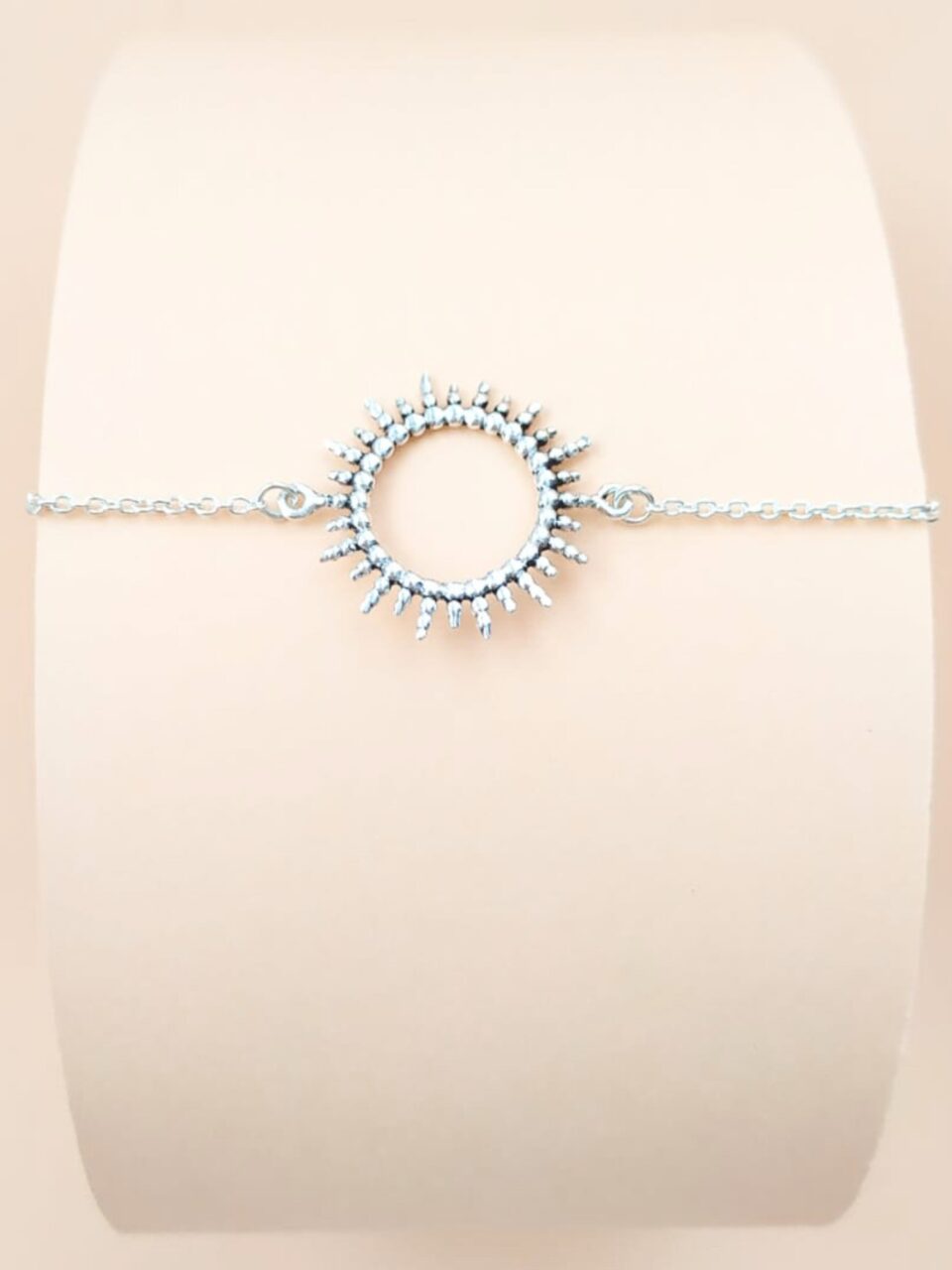 Pulsera Plata Sol
