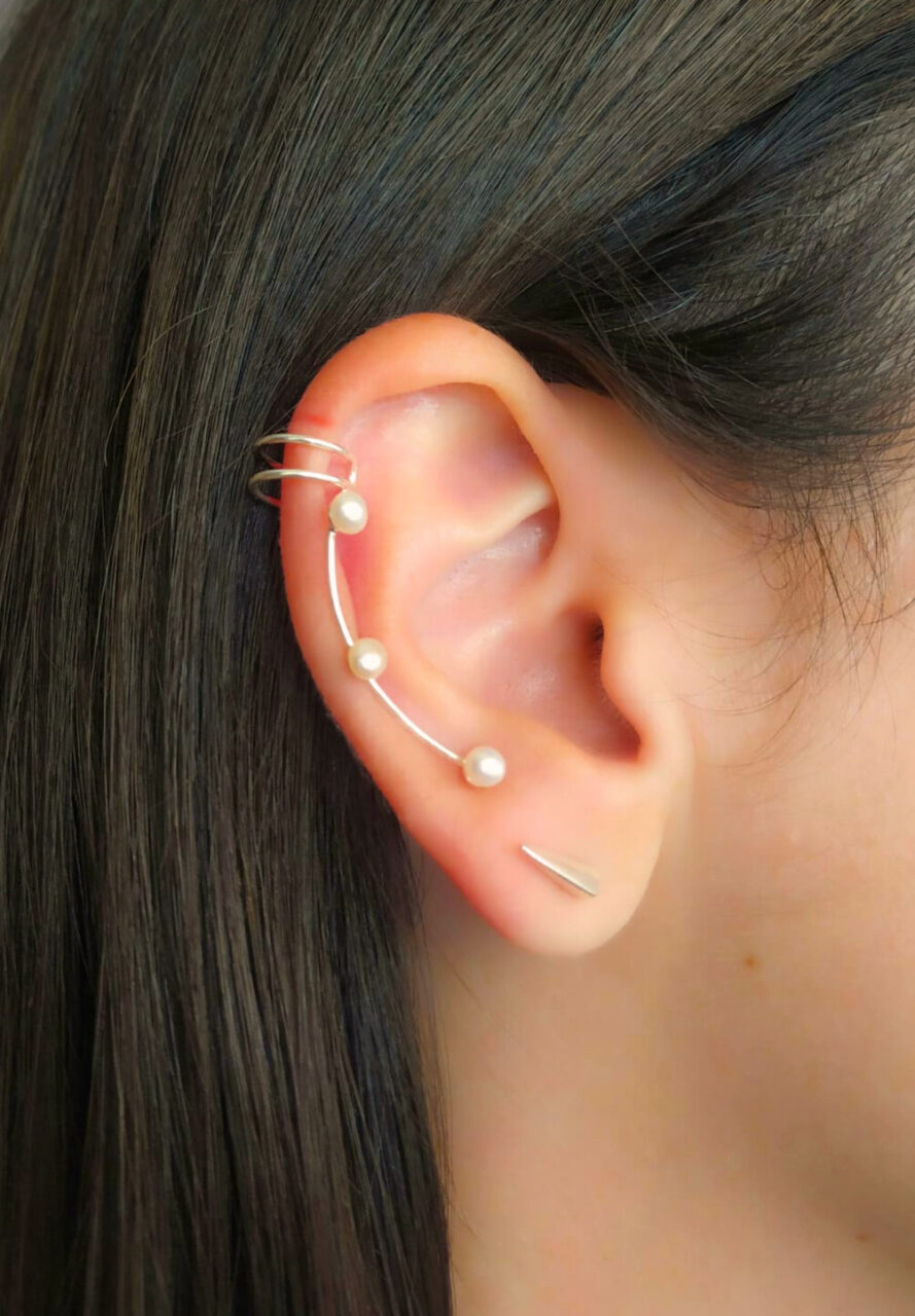 Ear Cuff Perlas
