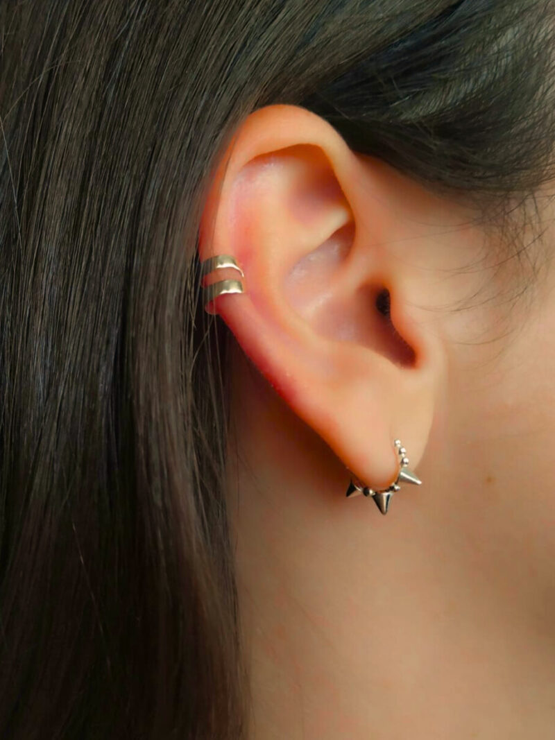 Pendientes-Aro-Tres-Puntas-Plata