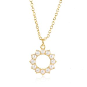 Collar Corona Perlas