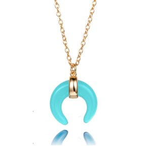Collar Cuerno Calcedonia