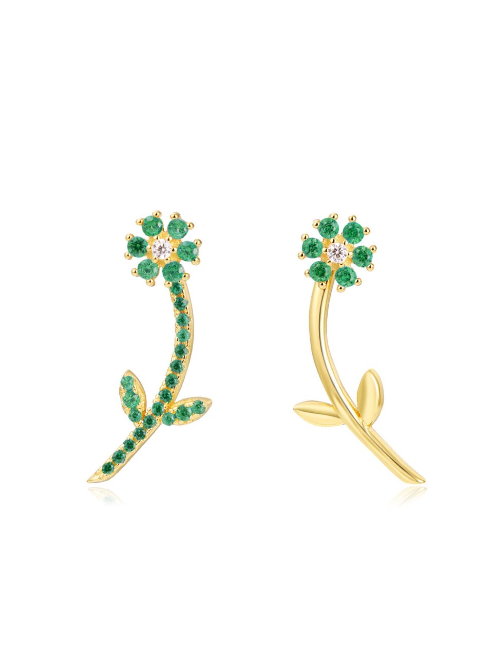 Pendientes Ear Jacket Daisy