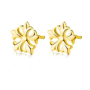 Pendientes Flor de Liss Dorado