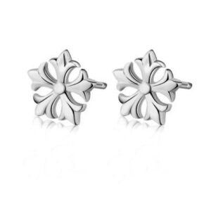Pendientes Flor de Liss Plata