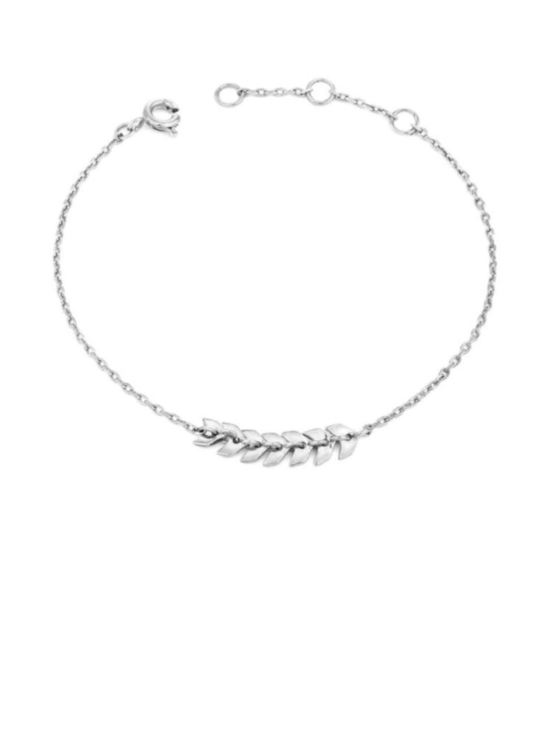 pulsera espiga plata