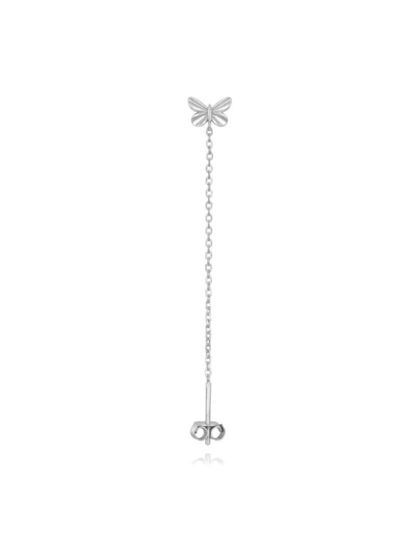 Pendiente Doble Mariposa.-