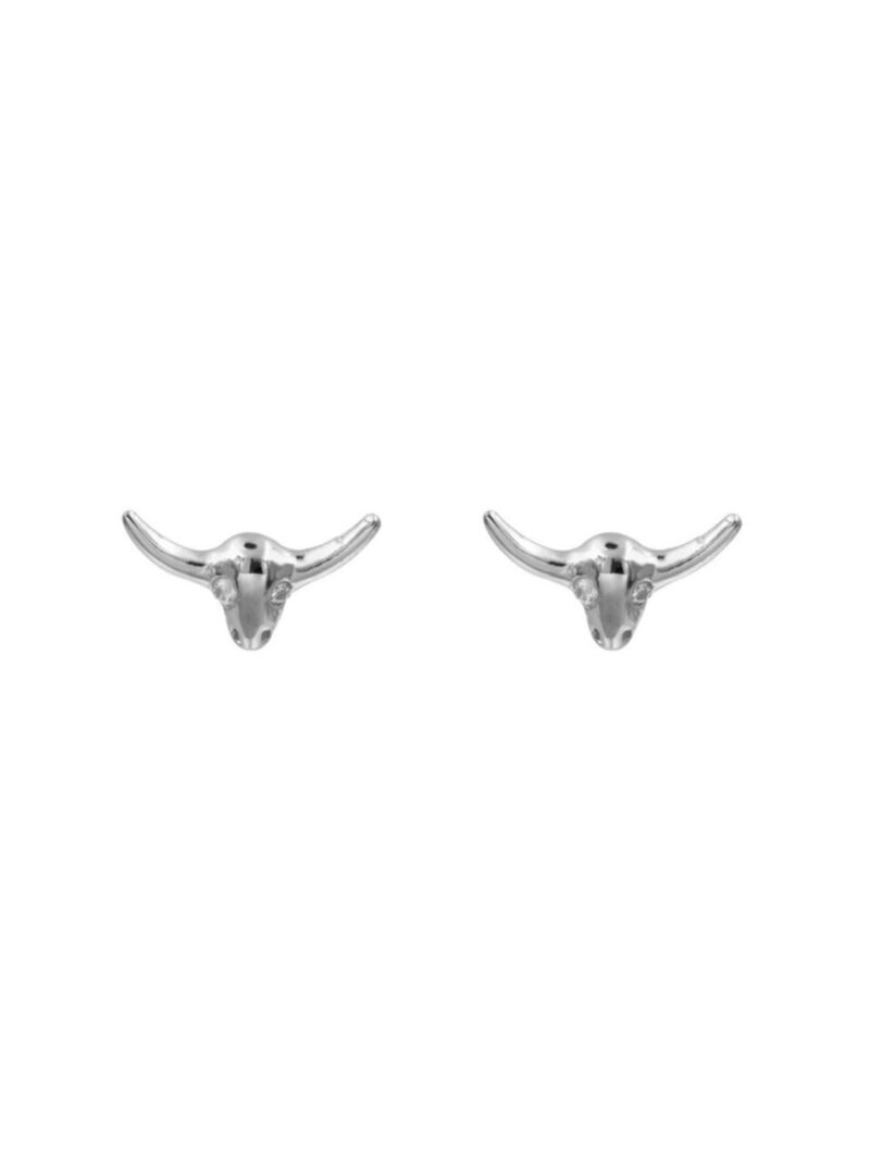 Pendientes-Cabeza-de-Toro plata