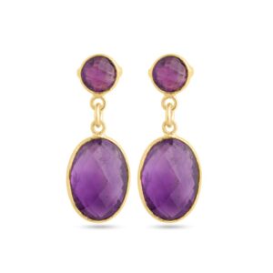 Pendientes Amatista