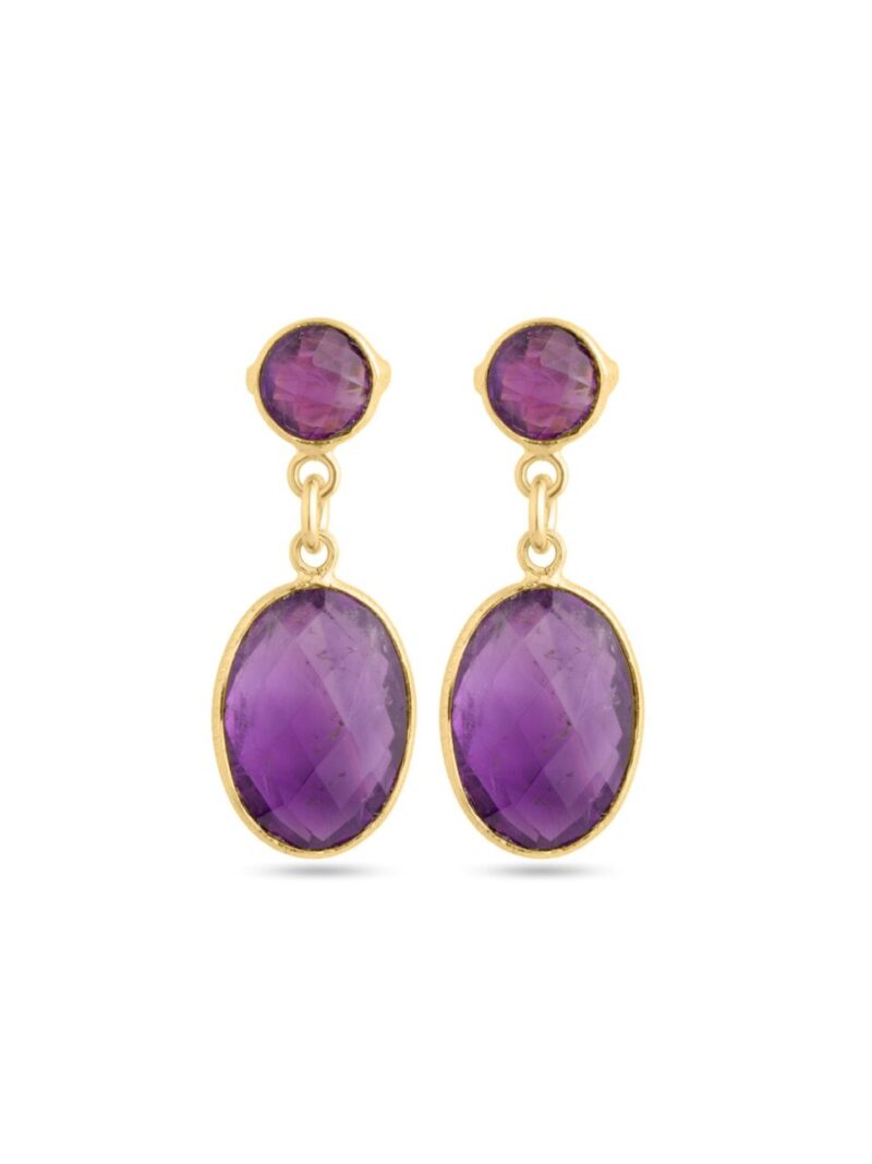 pendientes amatista
