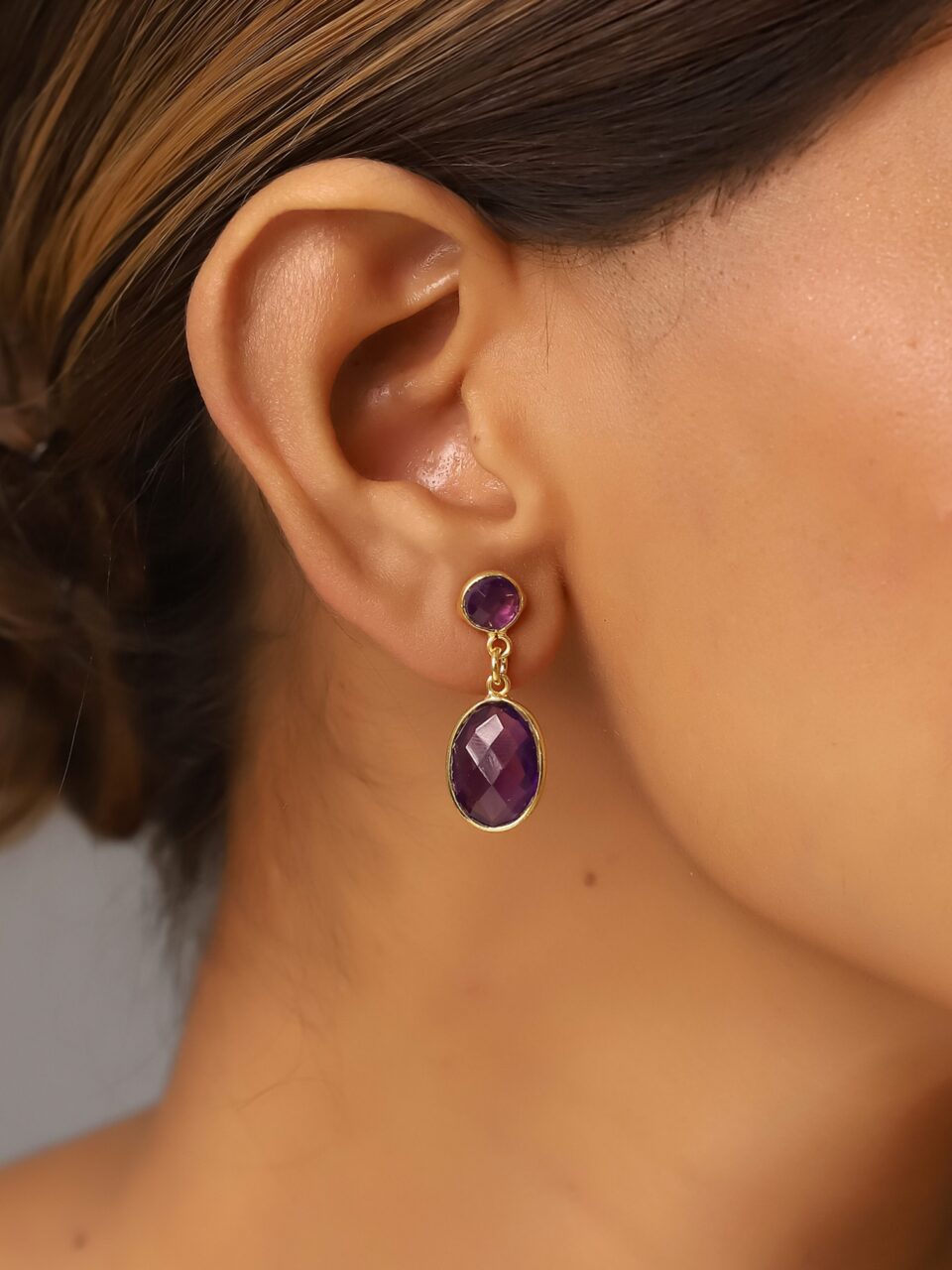 Pendientes Amatista