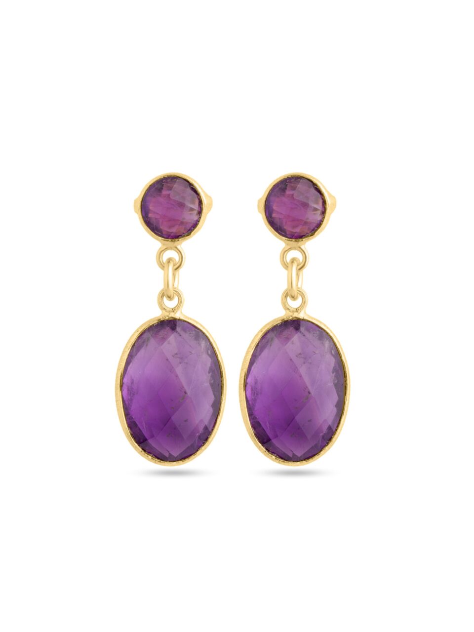 pendientes amatista