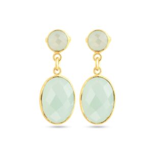 Pendientes Calcedonia