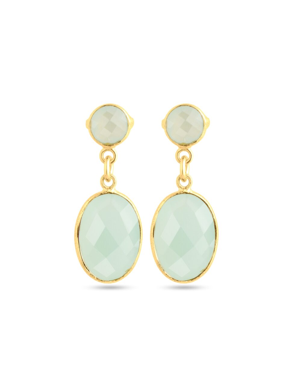 pendientes calcedonia