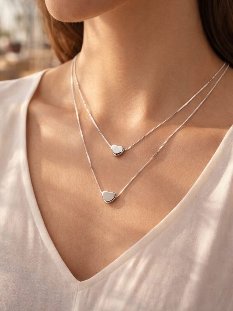 Collar doble cuore