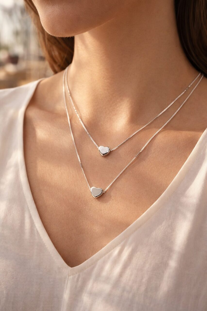 Collar doble cuore