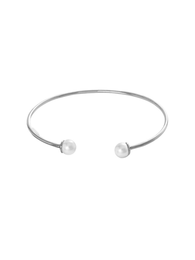pulsera brazalete perlas
