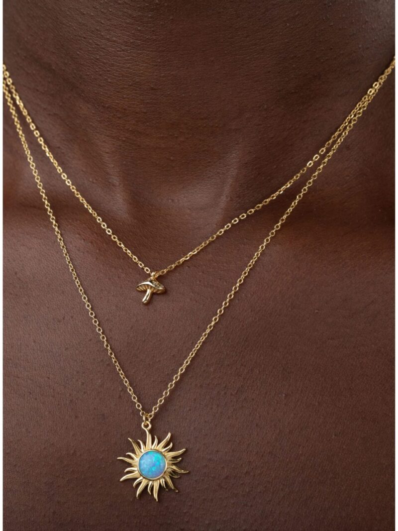 collar lucero opalo