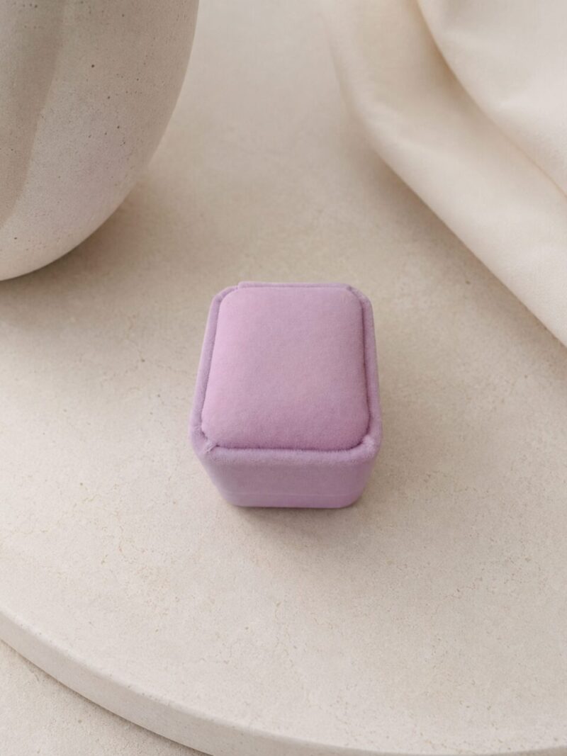 Caja Anillo Lavanda