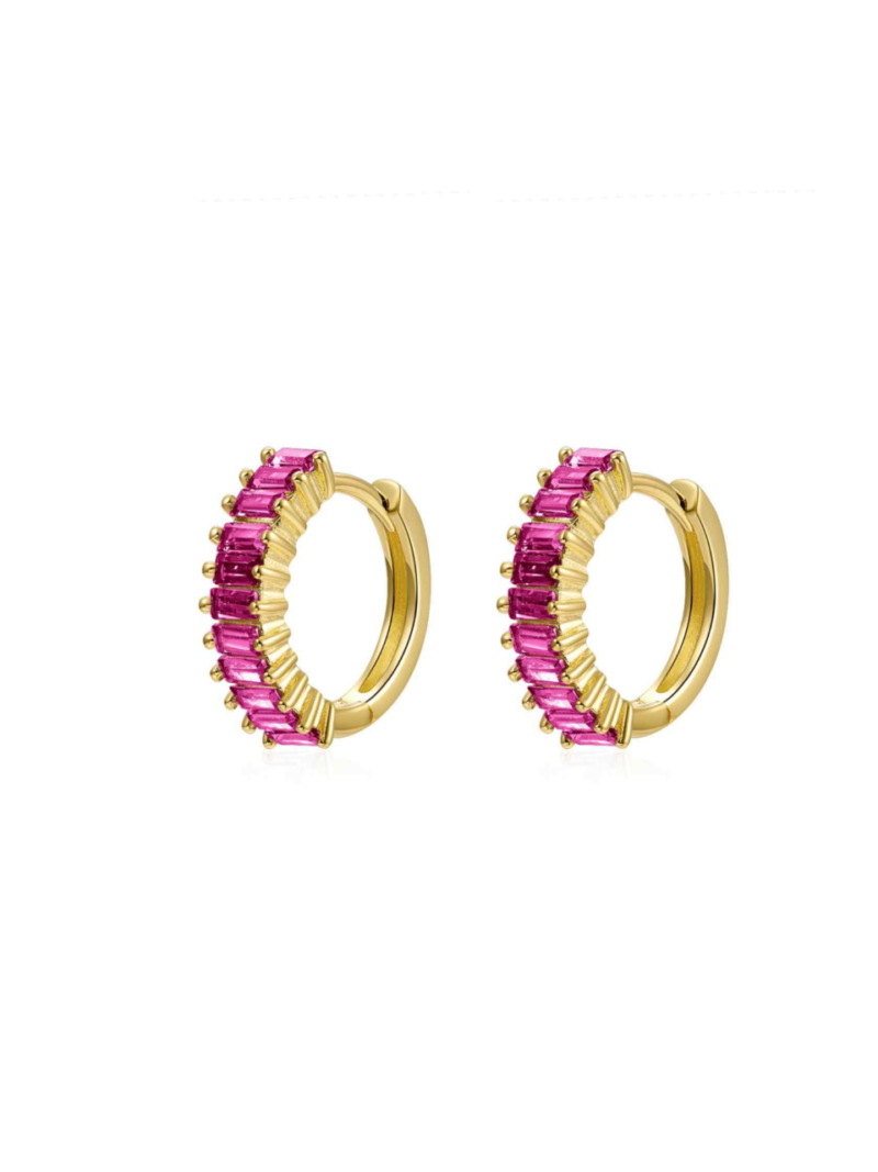 Pendientes Aro Mini Cristal