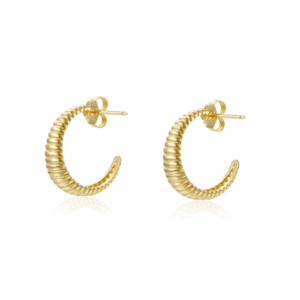 Pendientes Aro Plata Dorados