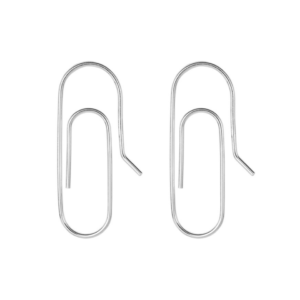 Pendientes Clip Plata