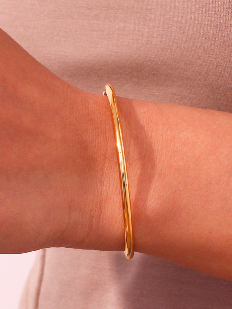Pulsera Rígida Sharon Dorada