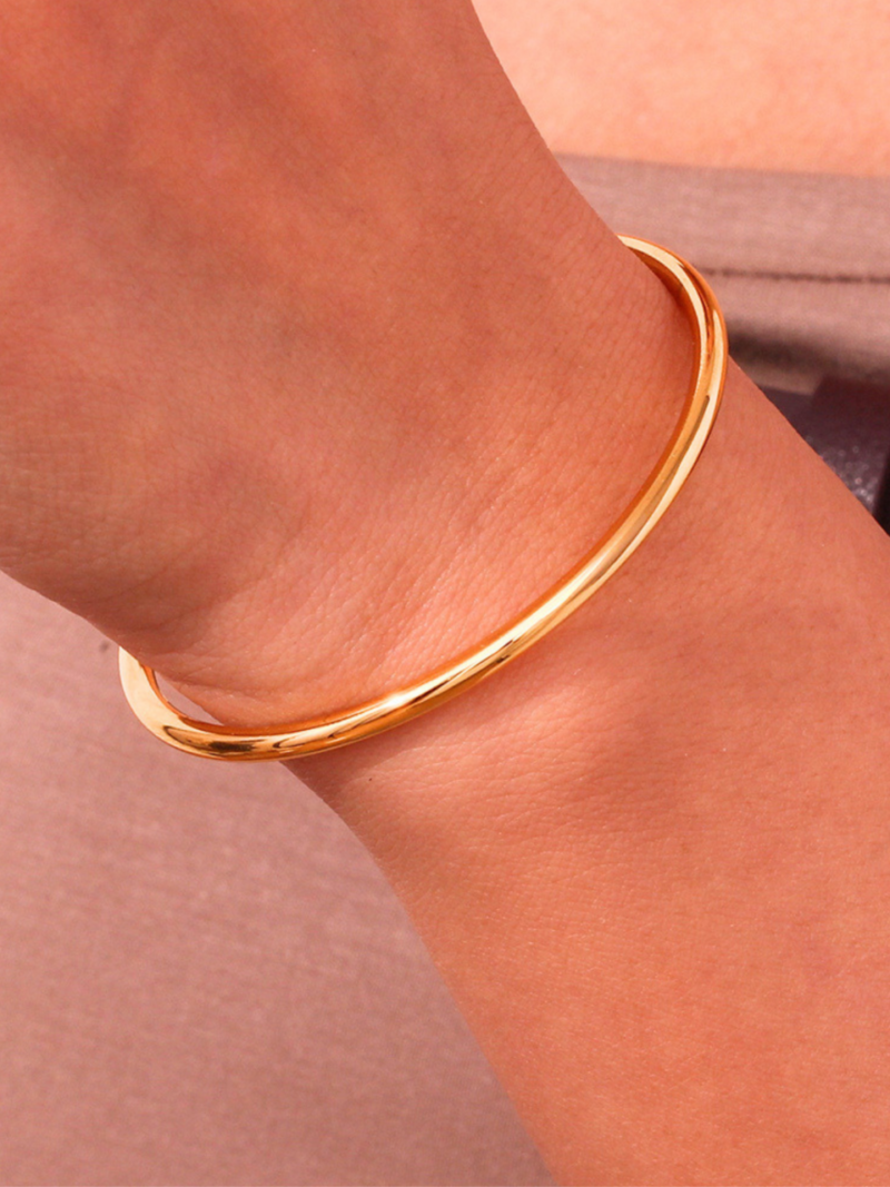 Pulsera Rígida Sharon Dorada