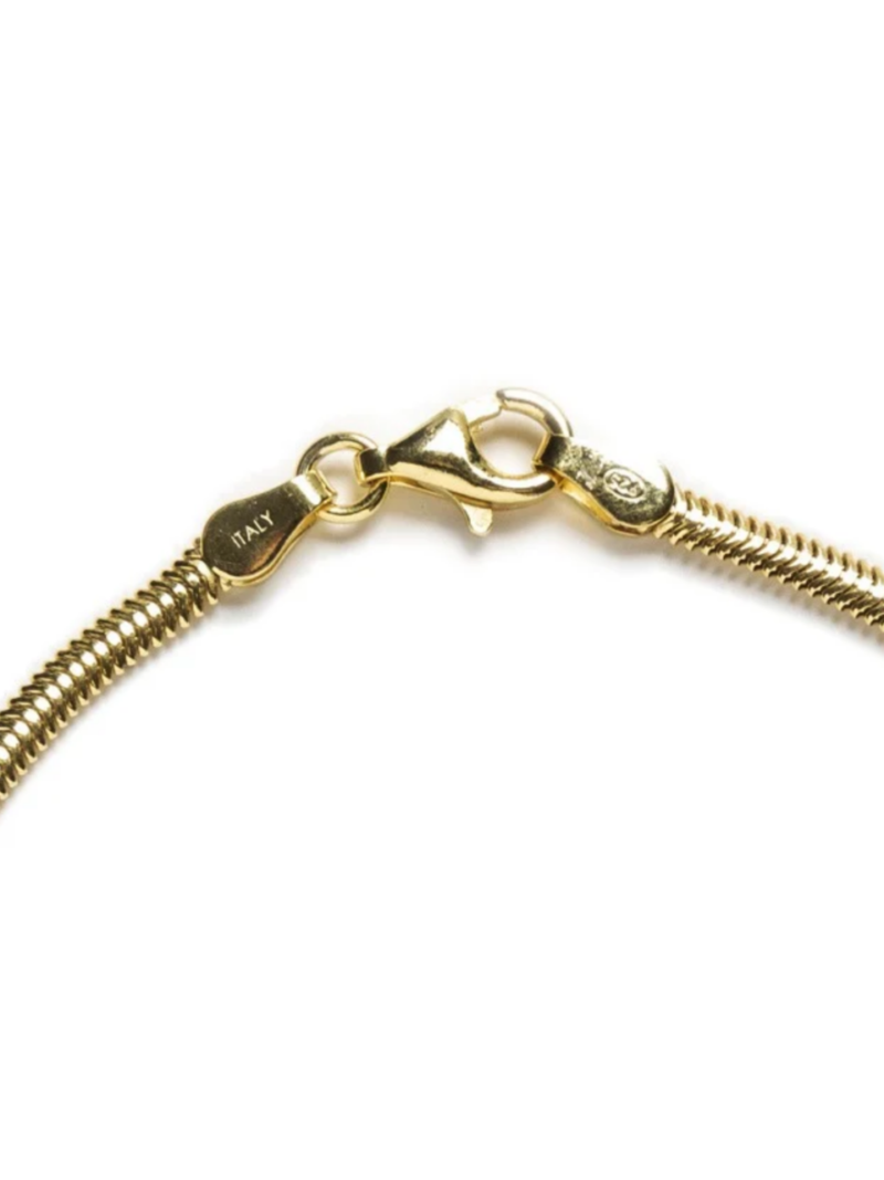 pulsera cordón redondo dorada